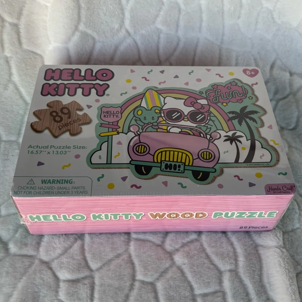 HELLO KITTY: WOODEN JIGSAW PUZZLE - KAWAII